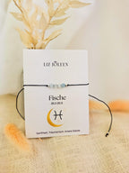 Fische Sternzeichen Armband - Aquamarin Edelstein