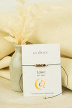 Löwe Sternzeichen Armband - Tigerauge Edelstein
