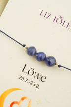 Löwe Sternzeichen Armband - Sodalith Edelstein