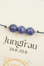 Jungfrau Sternzeichen Armband - Sodalith Edelstein