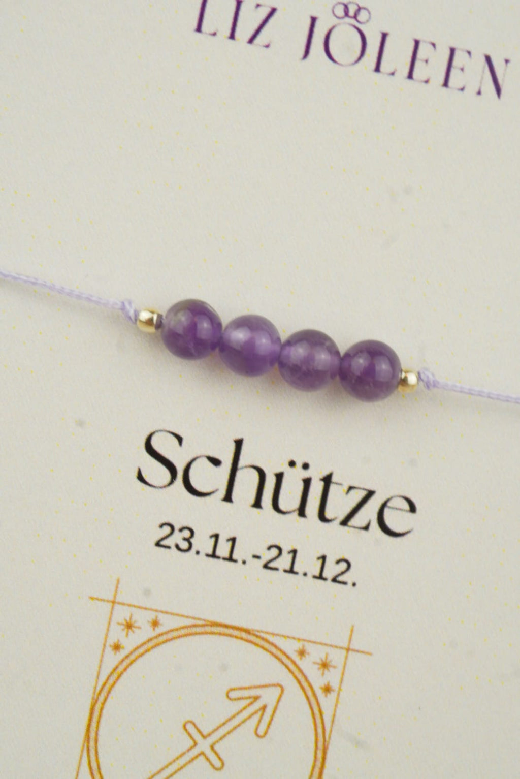 Schütze Sternzeichen- Amethyst Edelstein