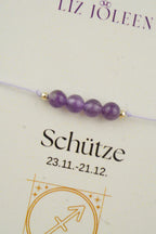 Schütze Sternzeichen- Amethyst Edelstein