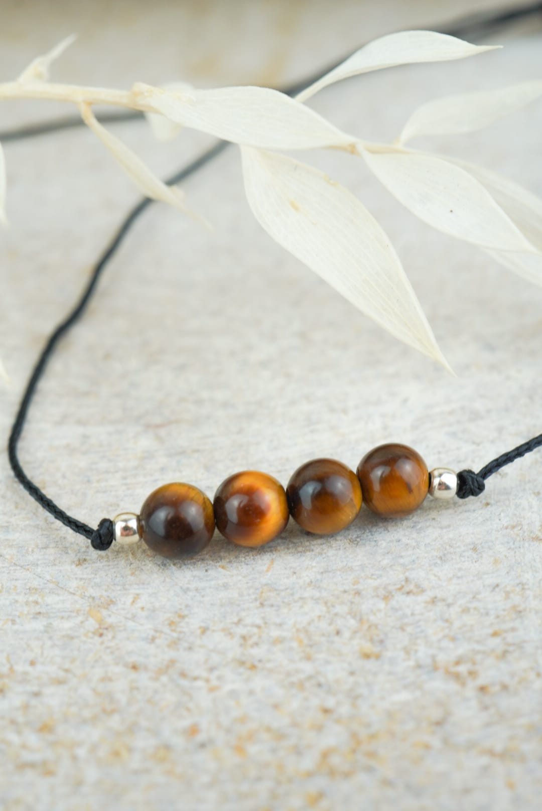Zwilling Sternzeichen Armband - Tigerauge Edelstein