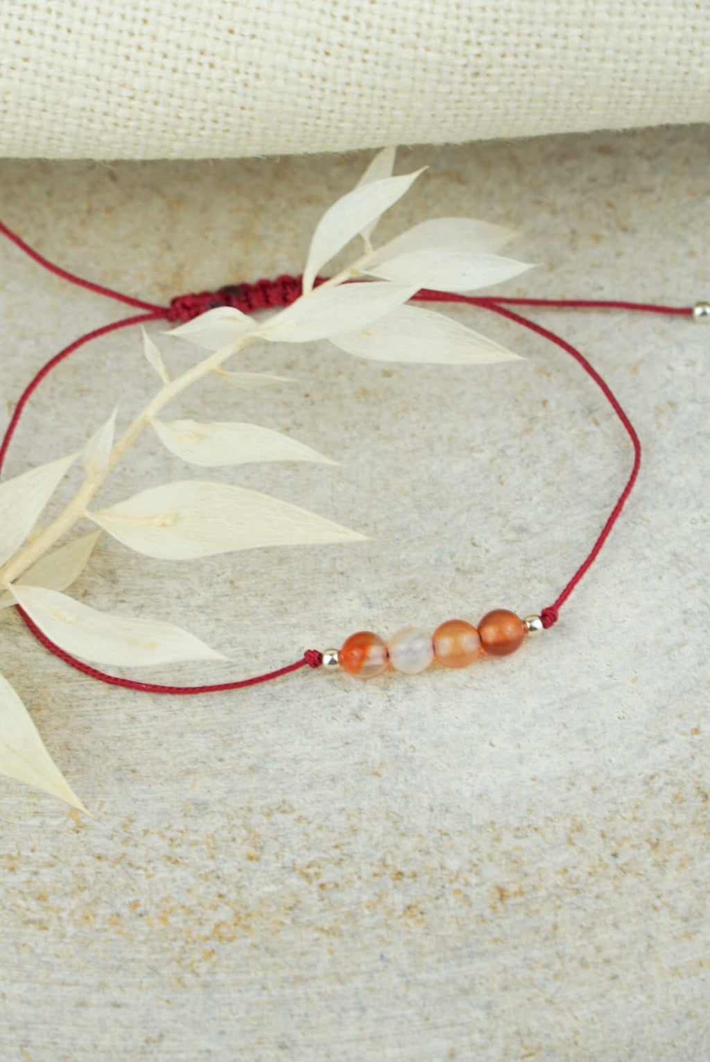 Stier Sternzeichen Armband - Karneol Edelstein