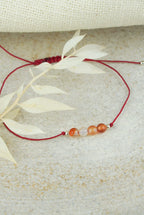 Stier Sternzeichen Armband - Karneol Edelstein