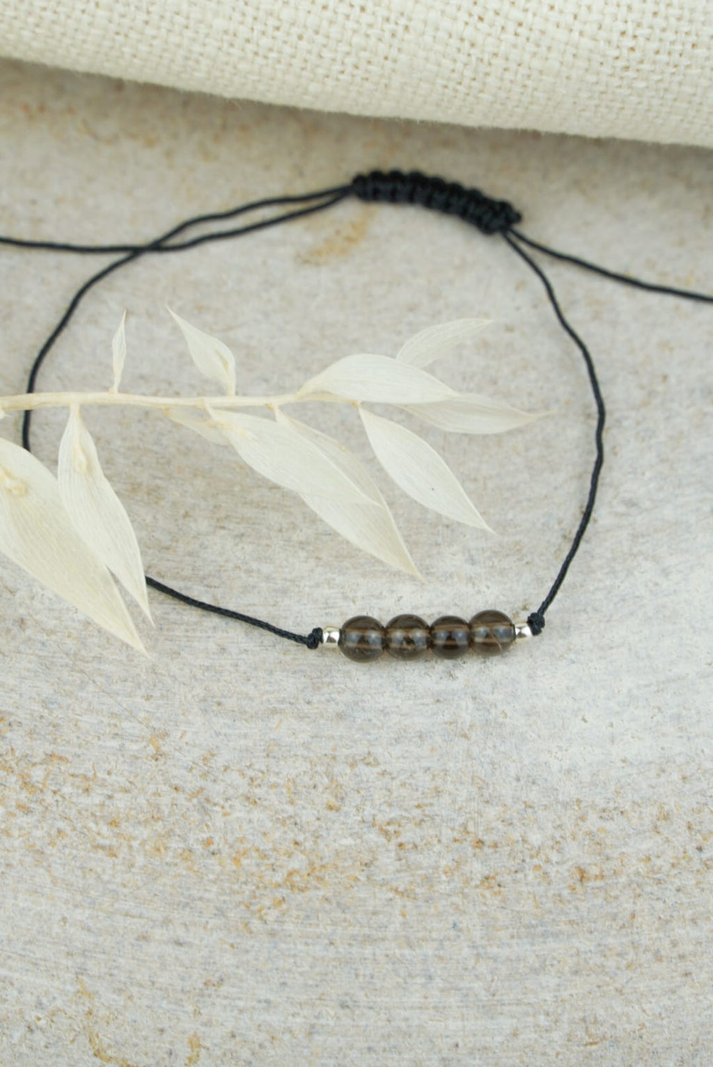 Steinbock Sternzeichen Armband - Rauchquarz Edelstein