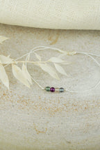 Waage Sternzeichen Armband - Fluorit Edelstein