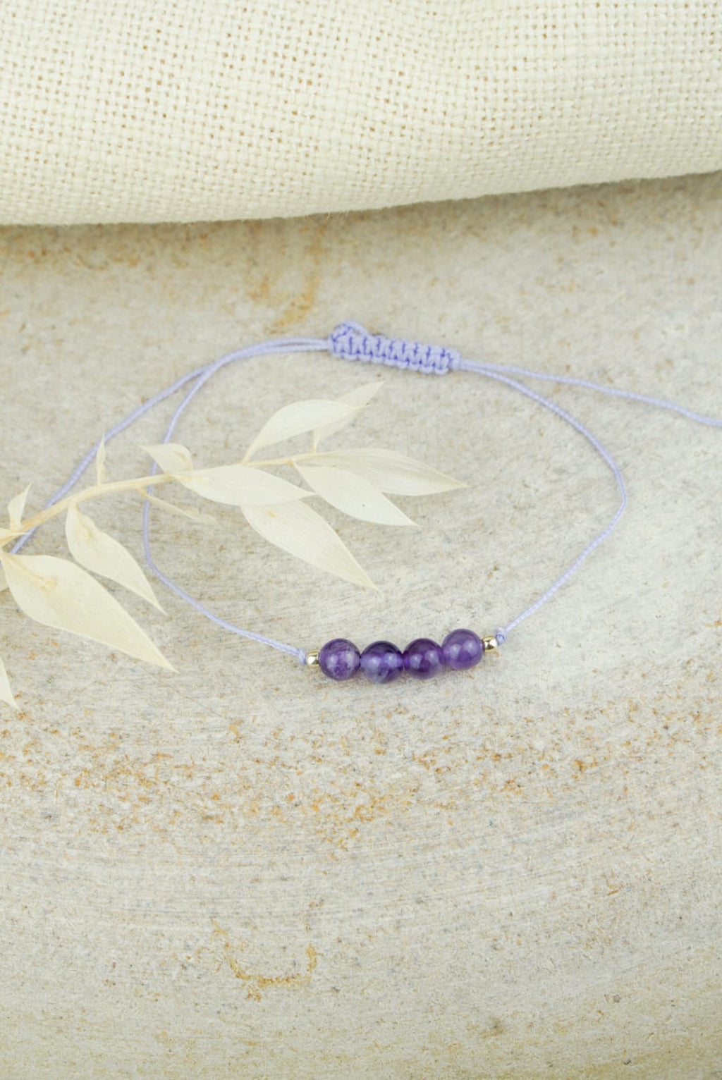 Widder Sternzeichen Armband - Amethyst Edelstein