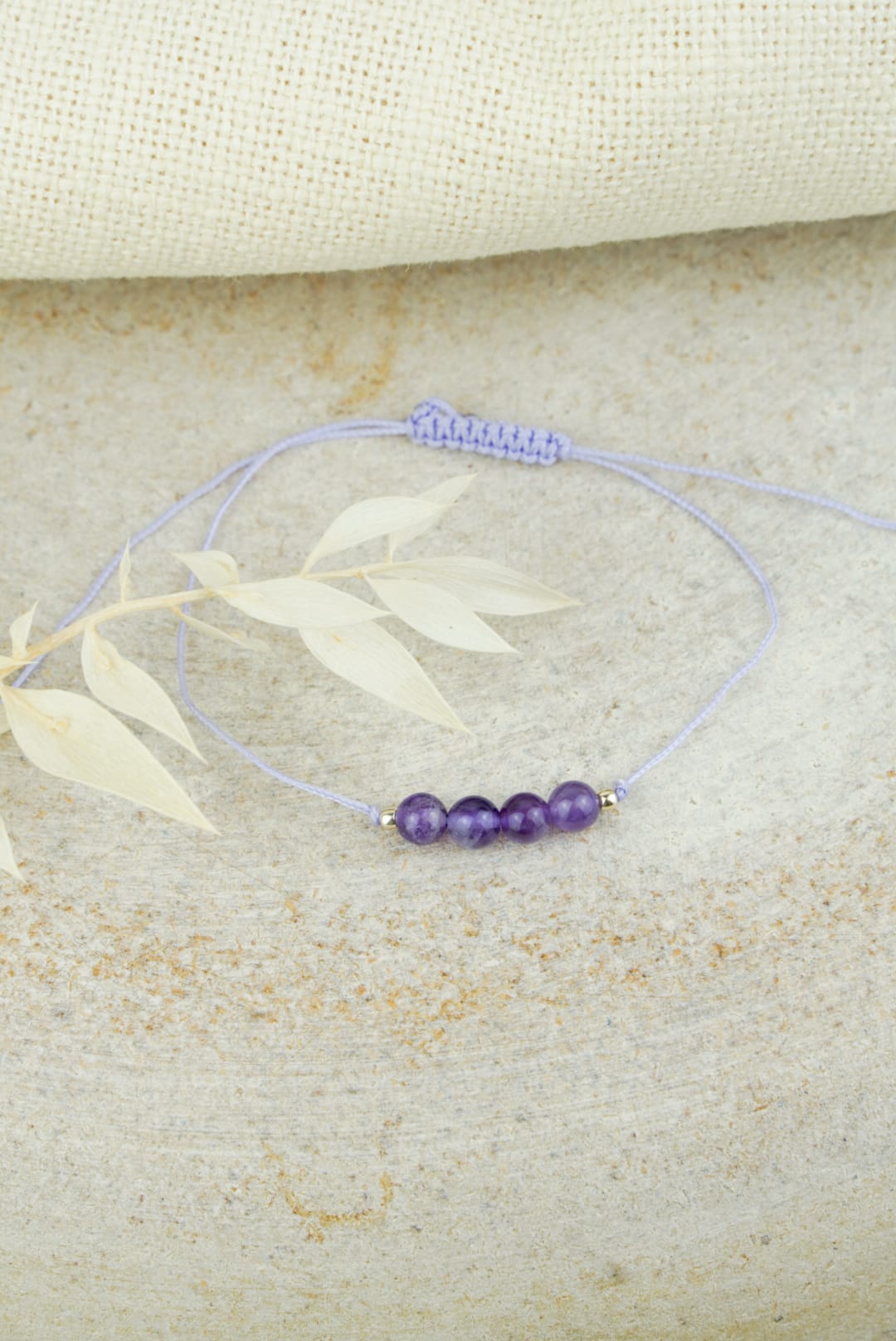 Widder Sternzeichen Armband - Amethyst Edelstein