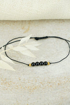 Steinbock Sternzeichen Armband - Onyx Edelstein