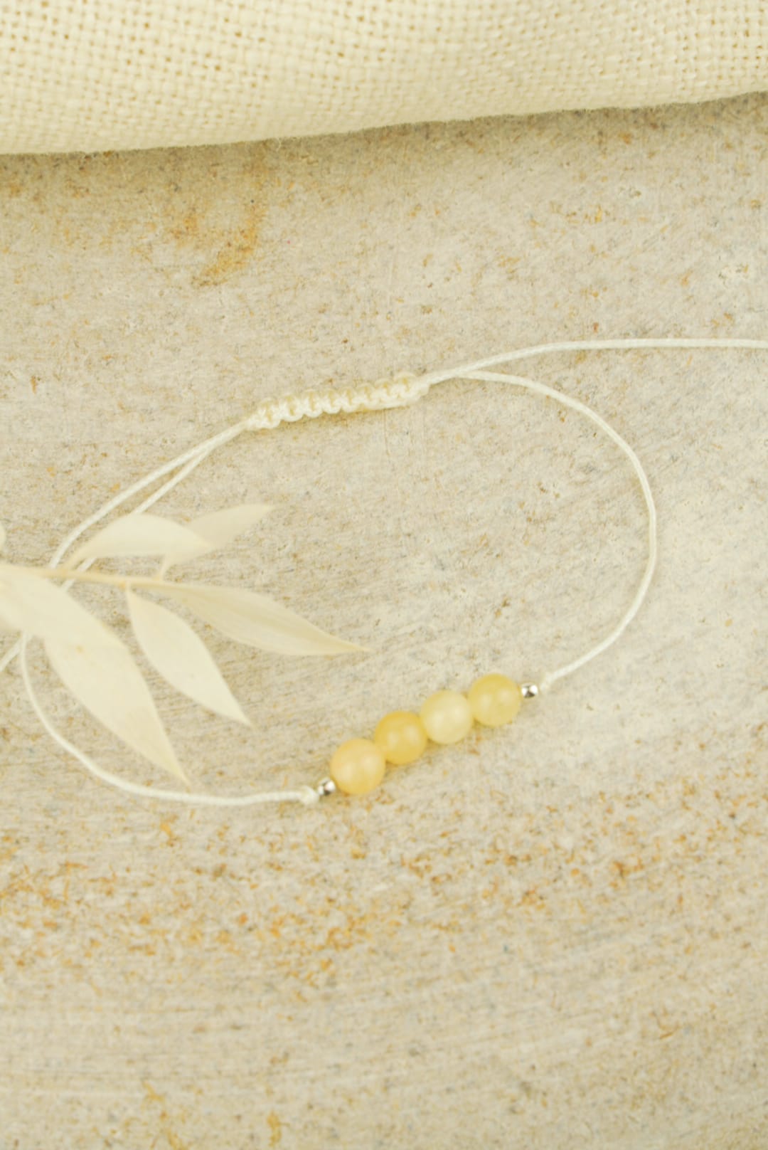 Krebs Sternzeichen Armband - Calcit Edelstein