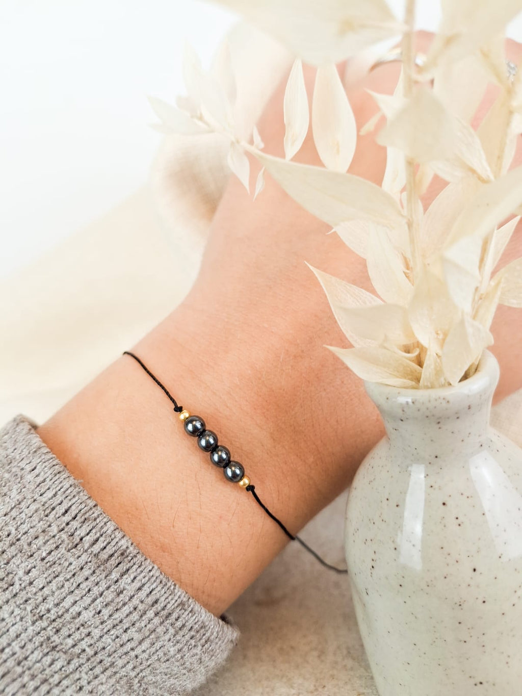 Widder Sternzeichen Armband- Hämatit Edelstein