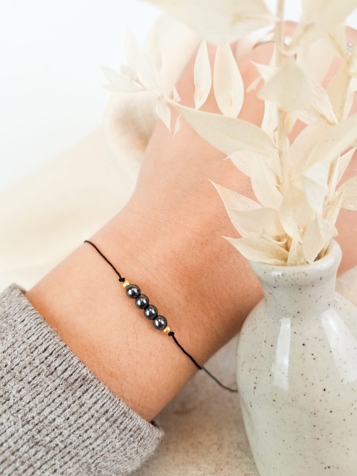 Widder Sternzeichen Armband- Hämatit Edelstein