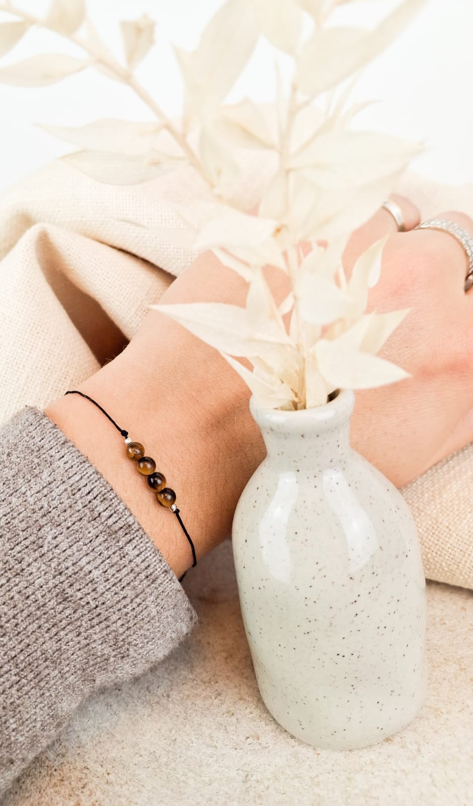 Löwe Sternzeichen Armband - Tigerauge Edelstein