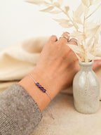 Widder Sternzeichen Armband - Amethyst Edelstein