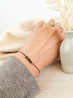 Steinbock Sternzeichen Armband - Rauchquarz Edelstein