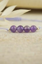 Widder Sternzeichen Armband - Amethyst Edelstein