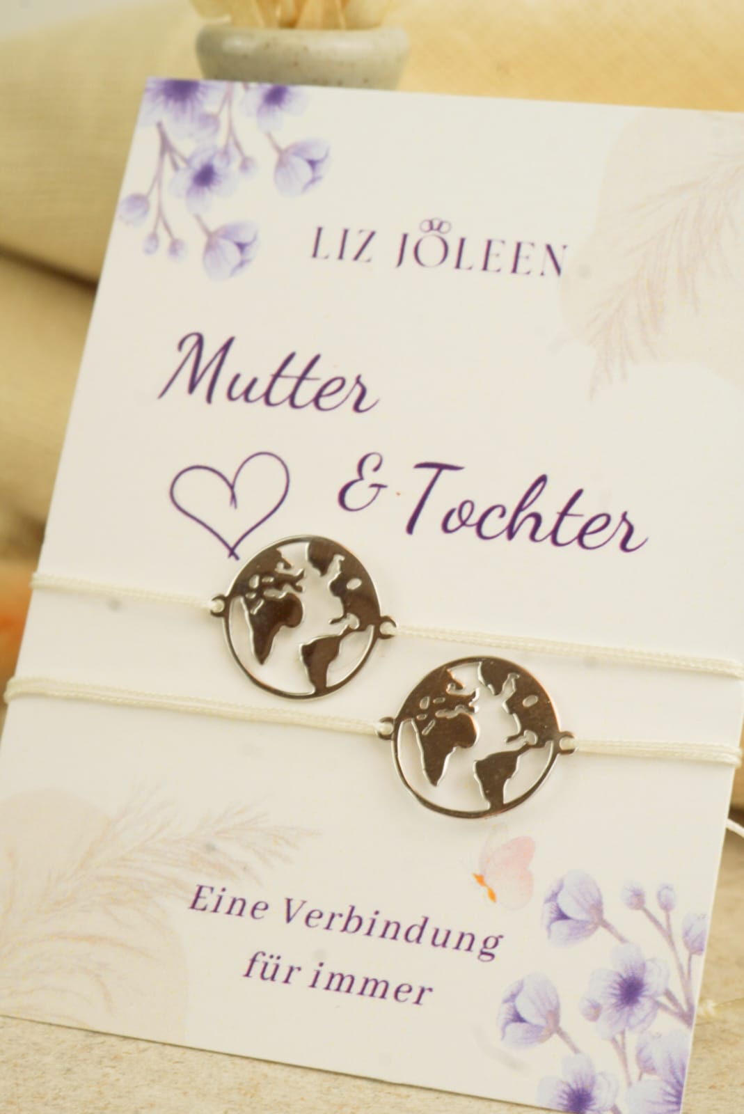 Armband Duo Globe - Mutter & Tochter