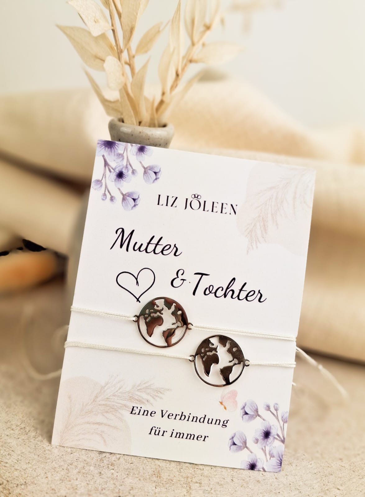 Armband Duo Globe - Mutter & Tochter