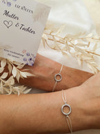 Armband Duo Circle - Mutter & Tochter