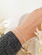 Bergkristall Edelstein Armband
