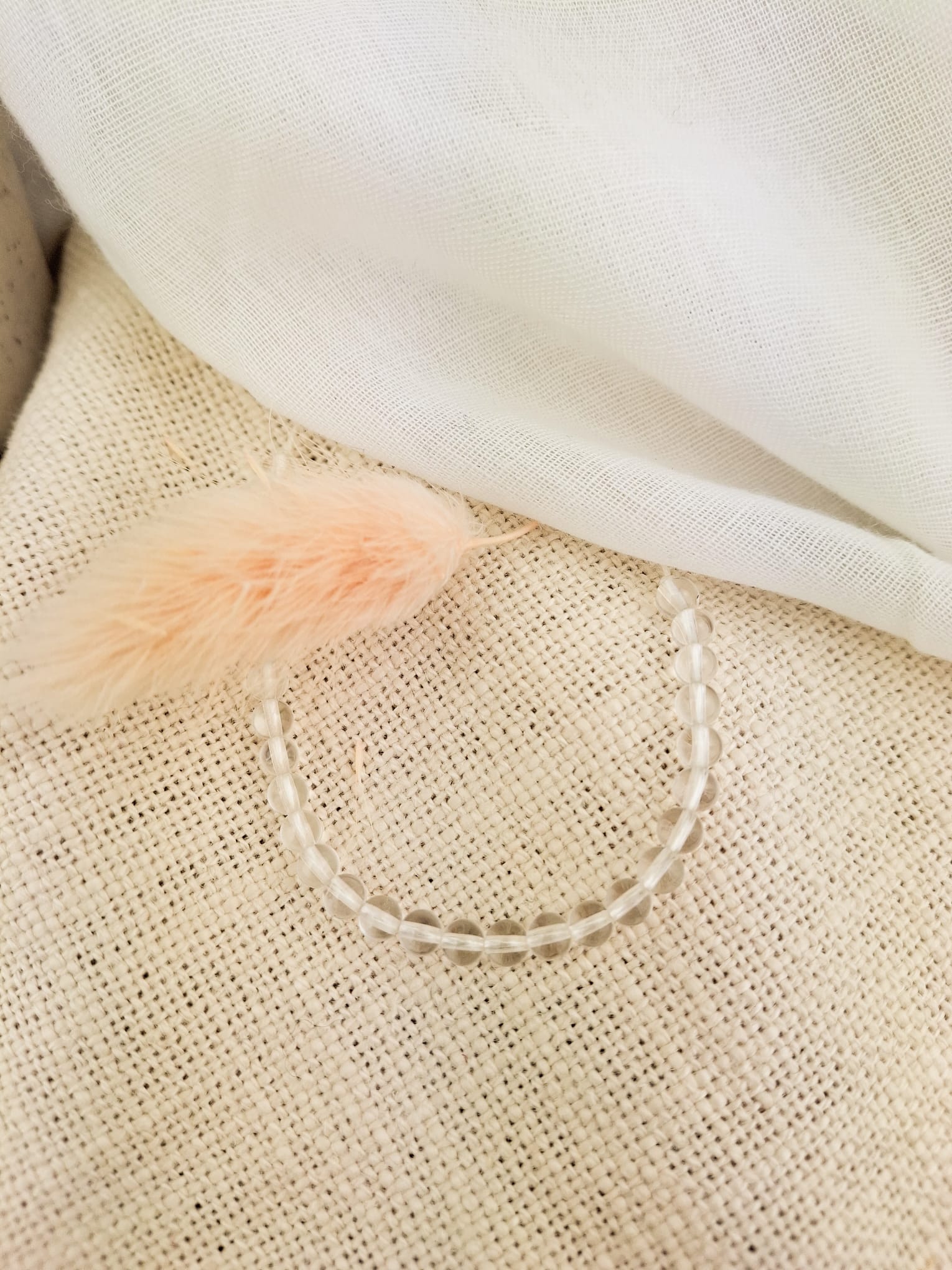 Bergkristall Edelstein Armband