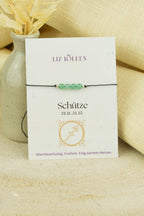 Schütze Sternzeichen Armband - Aventurin Edelstein