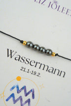 Wassermann Sternzeichen Armband - Hämatit Edelstein