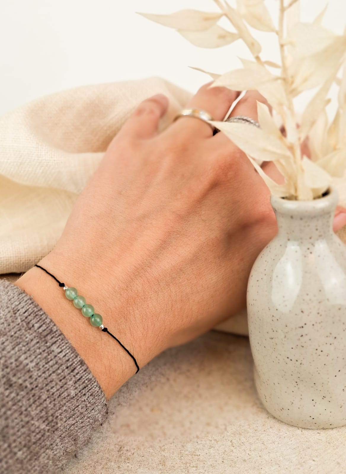 Stier Sternzeichen Armband - Aventurin Edelstein