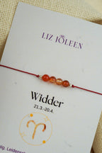 Widder Sternzeichen Armband - Karneol Edelstein