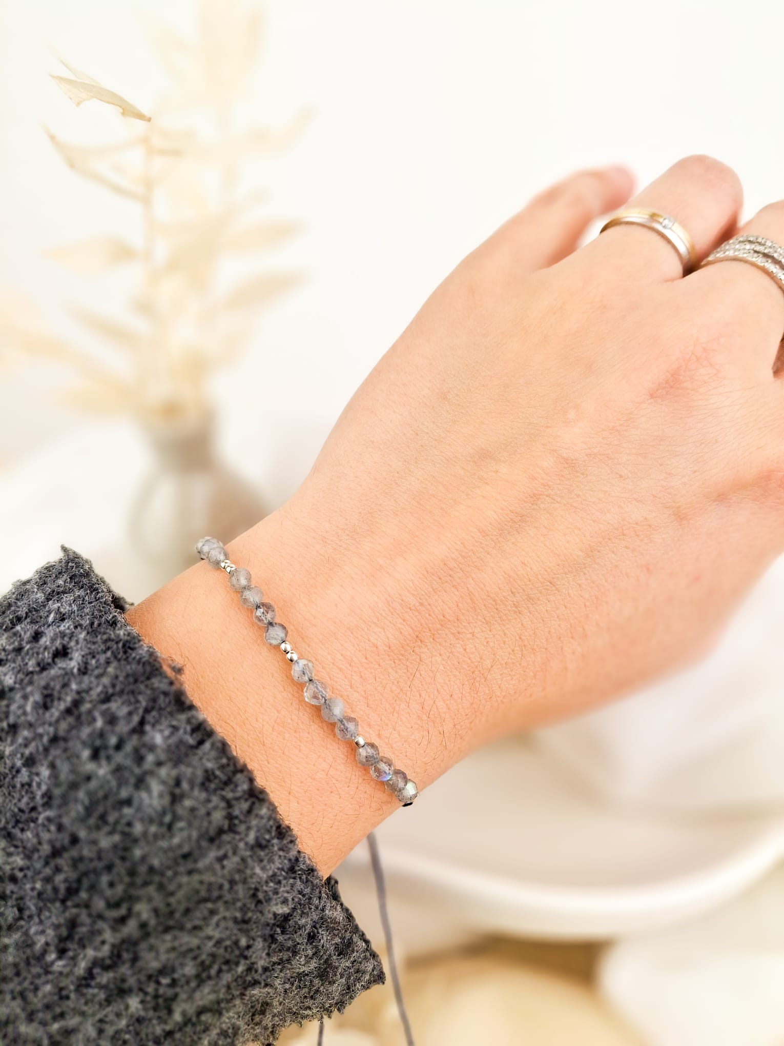 Labradorit Edelstein Armband