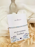 Aquamarin Edelstein Armband
