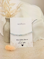 Aquamarin Edelstein Armband