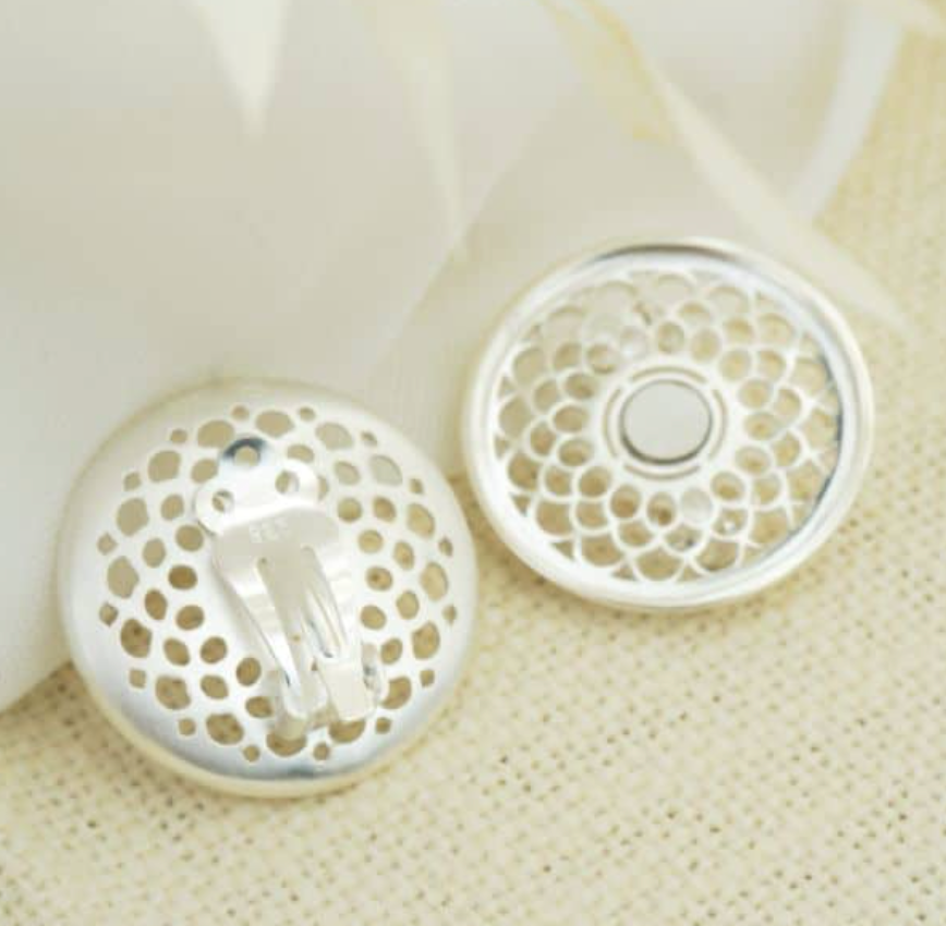 Ohrring Clip‑Looks aus 925 Sterling Silber
